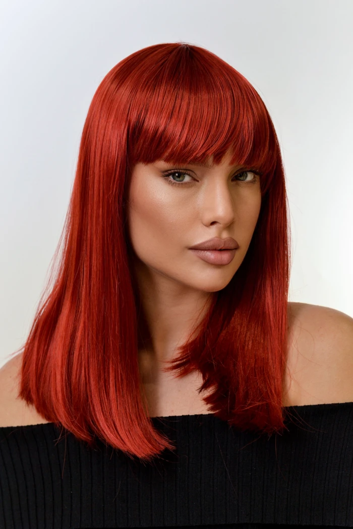 Доставка - Искусственный парик рыжего цвета №137 "Тиффани"