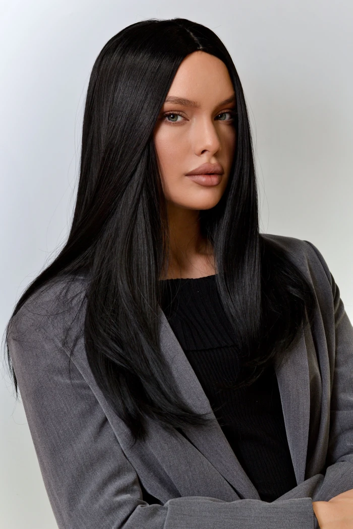 Доставка - Искусственный парик черного цвета №1 "Жозефина"